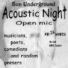 Sun Underground Acoustic Night